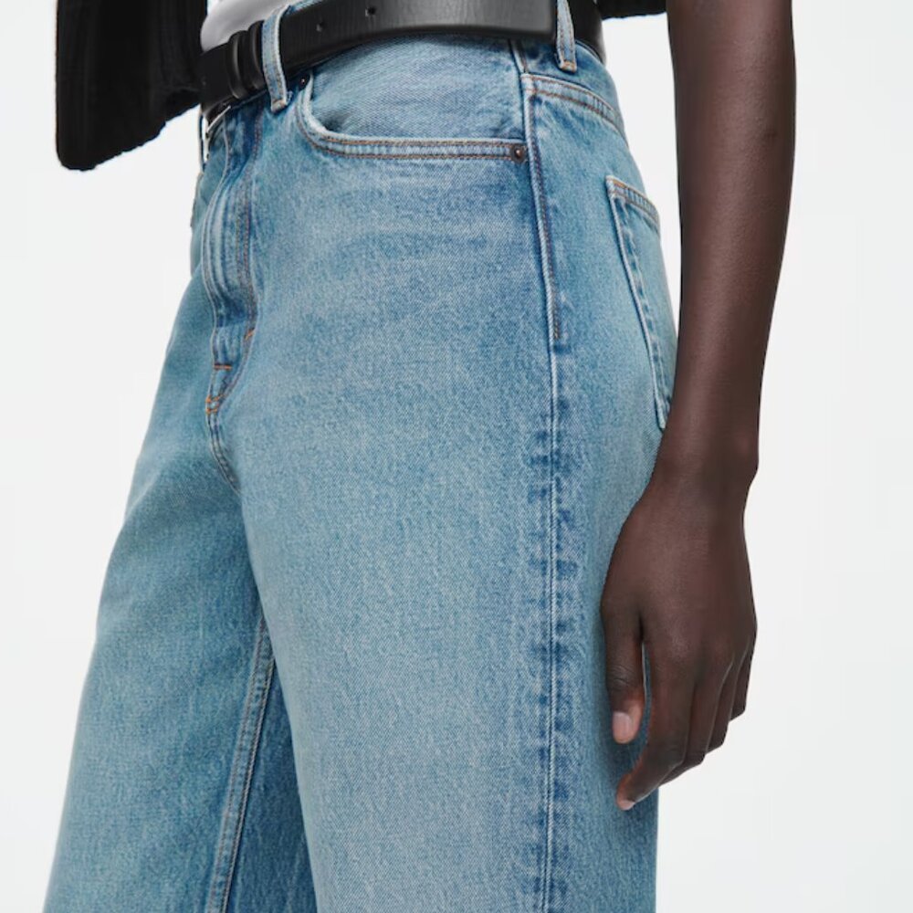 COS Column Jeans Light Blue Wash LIKE NEW! - Picture 4 of 16